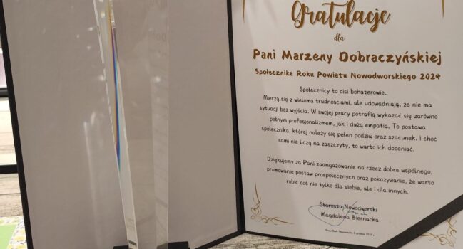 Społecznik roku wybrany.