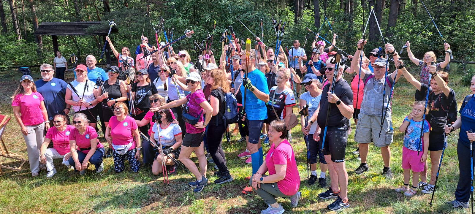 Wspieramy nasze KGW Zakątek Talentów. Marsz Nordic Walking
