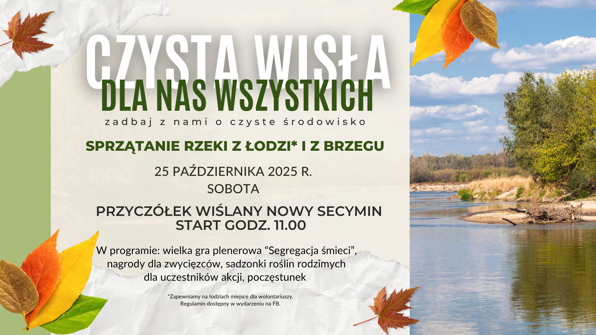 Czysta Wisła dla nas wszystkich!